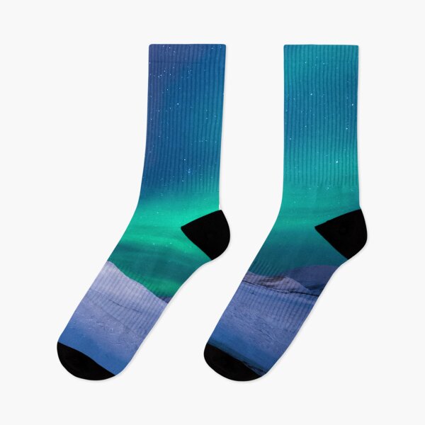Item preview, Bright auroras across the sky in the north pole   designed and sold by ModernDesign101.
