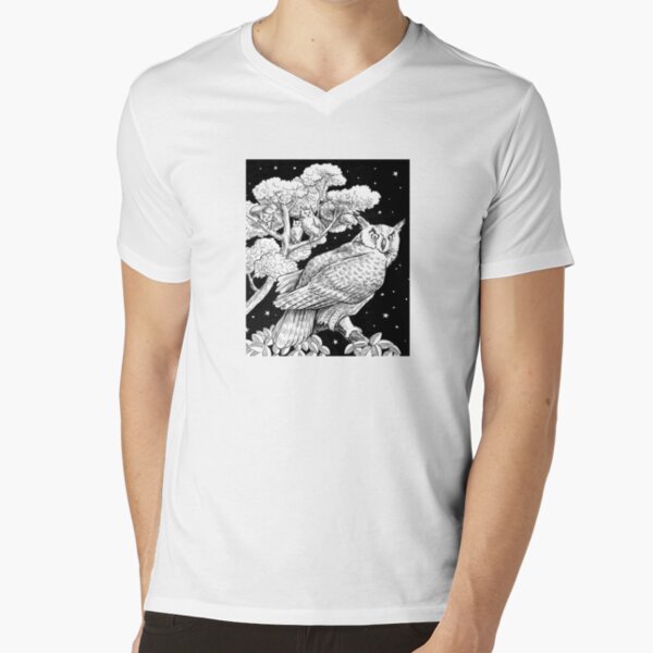 The Night Owl V-Neck T-Shirt