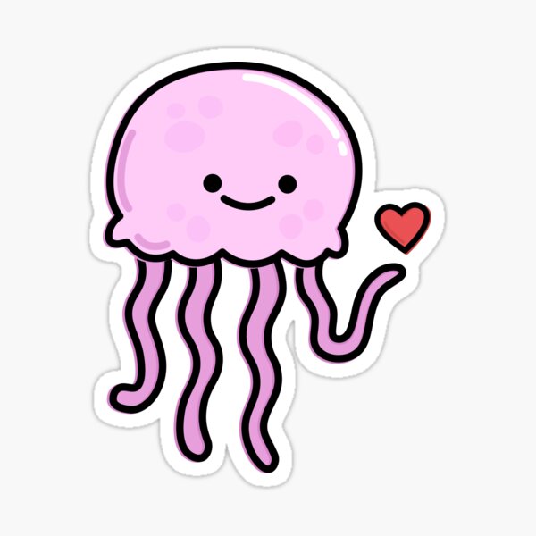 Cute Jellyfish Sticker