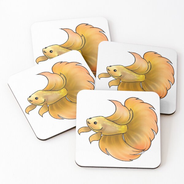 Item preview, Gold Betta Fish designed and sold by Jennifer Stolzer.