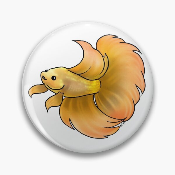 Item preview, Gold Betta Fish designed and sold by Jennifer Stolzer.