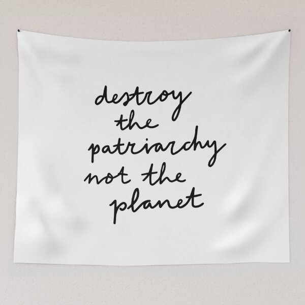 Item preview, Destroy The Patriarchy White designed and sold by Me And The Moon.