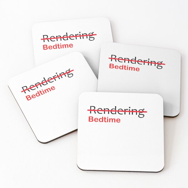 Item preview, Video Editor Gift -Rendering Bedtime - Filmmaking, Animation, great gift for animators, filmmakers, visual effects designed and sold by TheDevilStore.
