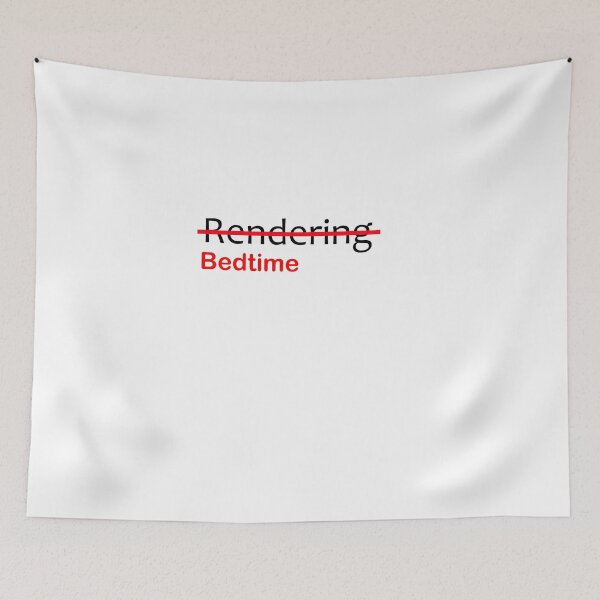 Item preview, Video Editor Gift -Rendering Bedtime - Filmmaking, Animation, great gift for animators, filmmakers, visual effects designed and sold by TheDevilStore.