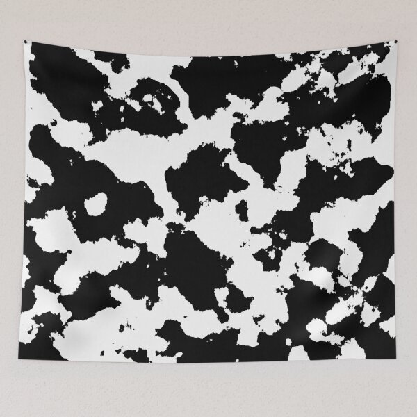 Item preview, Cow Print Abstract Black and White Camouflage designed and sold by BirdShapes.