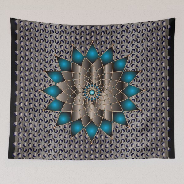 Item preview, Luxury Lotus Flower With Metaballs Pattern designed and sold by Nobiya.