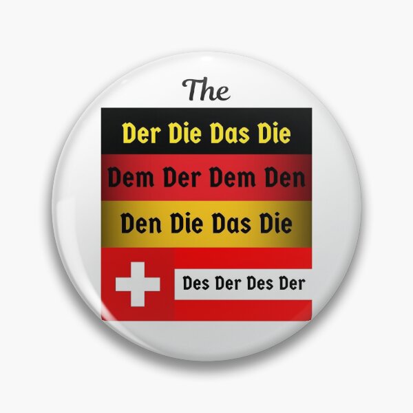 Item preview, Deutsch Definite Article Der Die Das German, Austrian and Swiss Flags designed and sold by Time4German.