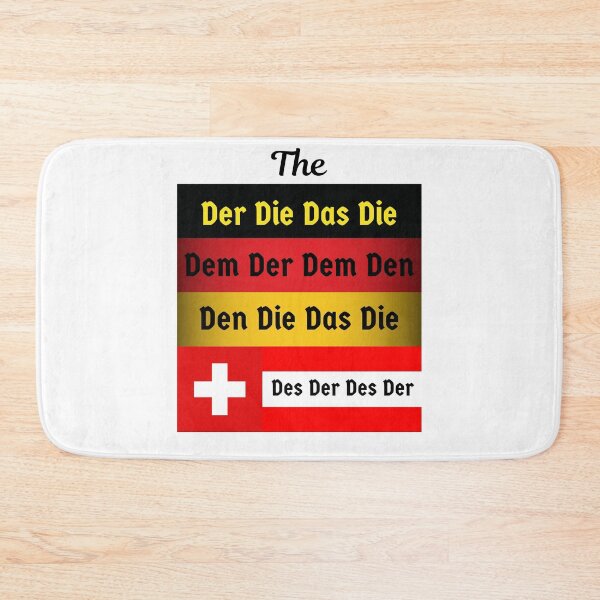 Item preview, Deutsch Definite Article Der Die Das German, Austrian and Swiss Flags designed and sold by Time4German.
