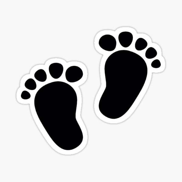 Download Baby Feet Stickers Redbubble