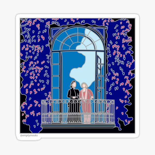 Item preview, Rebecca Das Musical Sticker 3 - Mrs. Danvers and Ich designed and sold by emptymasksart.
