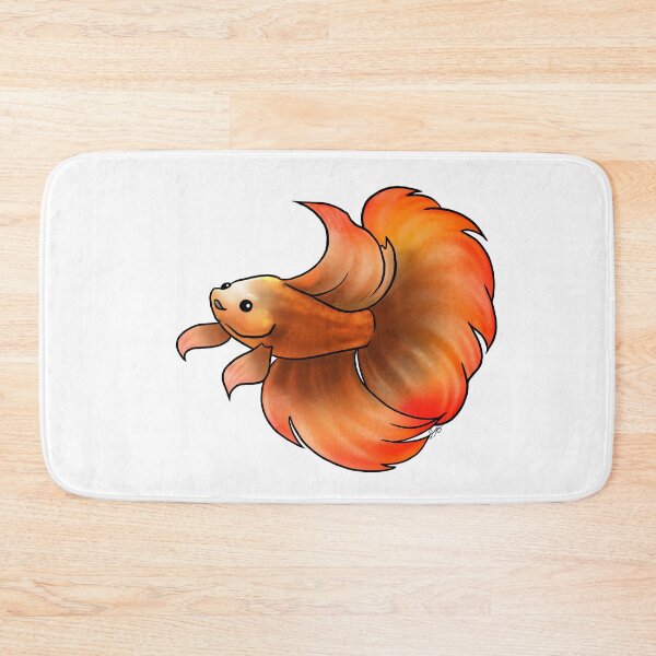 Item preview, Orange Betta Fish designed and sold by Jennifer Stolzer.
