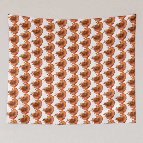 Item preview, Orange Betta Fish designed and sold by Jennifer Stolzer.