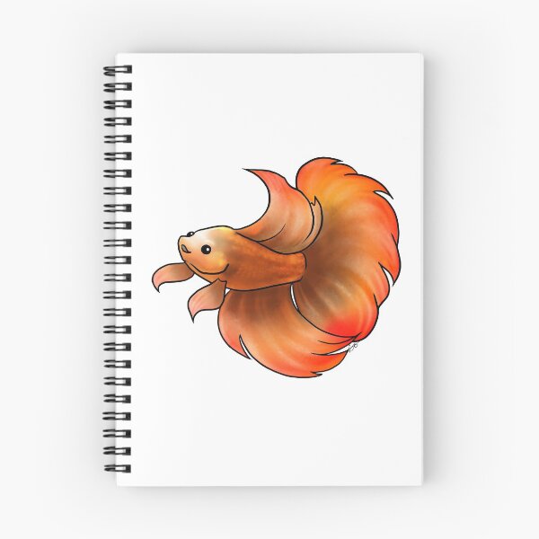 Item preview, Orange Betta Fish designed and sold by Jennifer Stolzer.