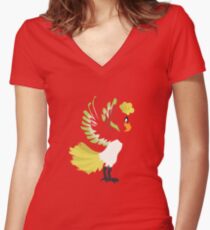 No. 250 Women's Fitted V-Neck T-Shirt