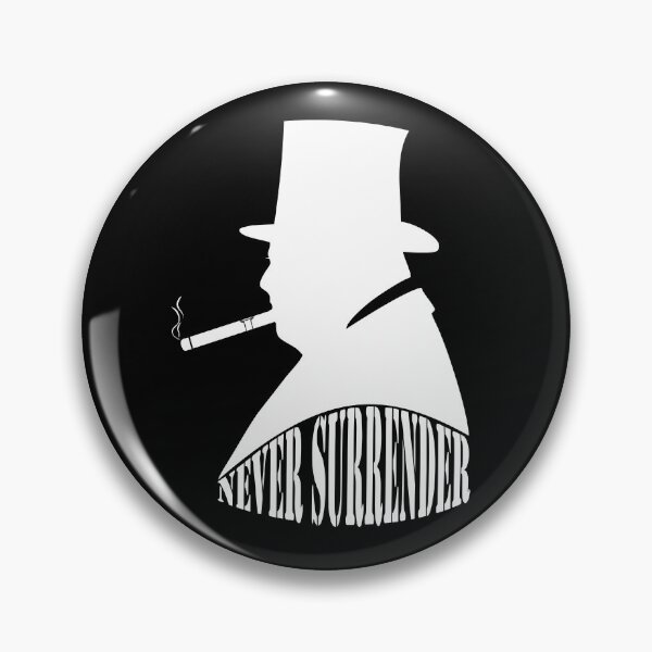 Item preview, Winston Churchill "Never Surrender" Quote designed and sold by BigTime.