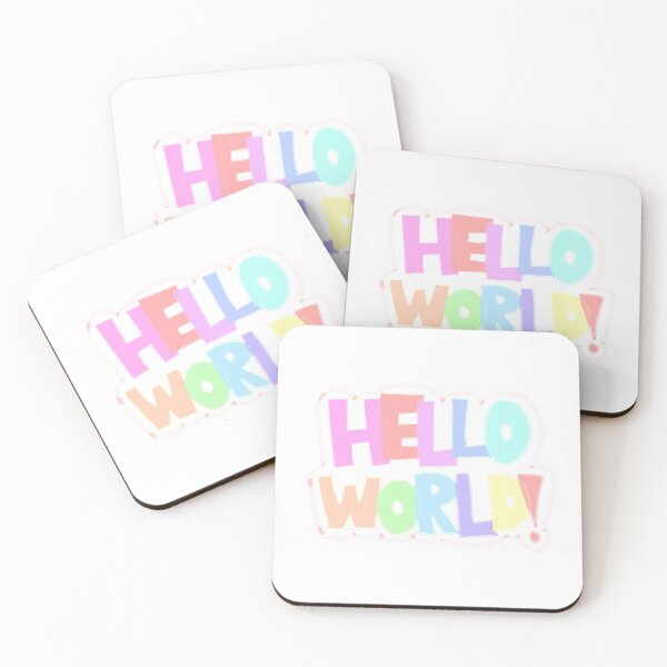 Item preview, hello world!  designed and sold by Sumin Lim.
