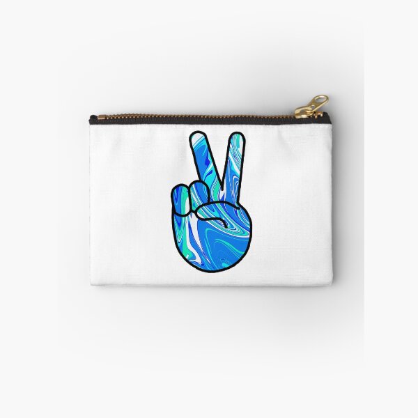 Item preview, Blue tie dyed peace sign designed and sold by Riley11.