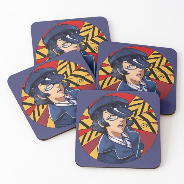 Item preview, Persona 4 -- Naoto Icon (Glasses) designed and sold by JumboManMerch.