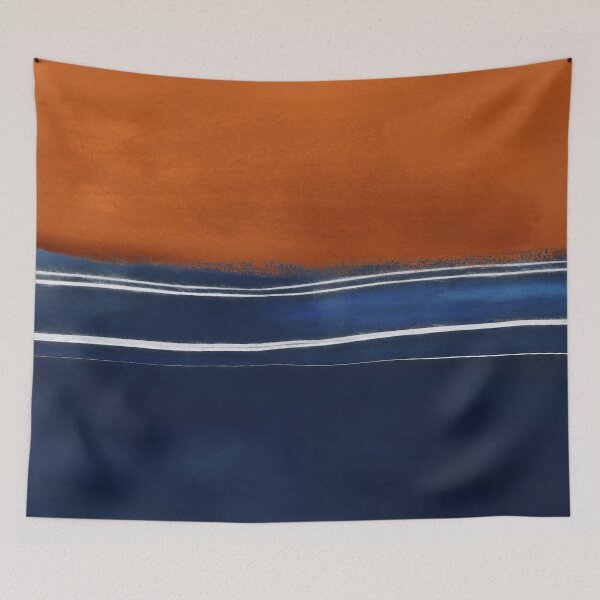 Item preview, Brown Deep-Blue Watercolor Abstract designed and sold by Salote Faotusia.