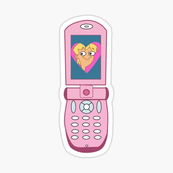 The kawaii japanese flip phone  Sticker for Sale by AnGoArt