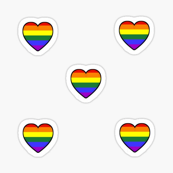 Artikel-Vorschau von Kleine Herzen Gay Pride Flagge, designt und verkauft von the-baking-ots.
