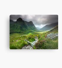 Scotland: Glencoe Valley Summer Metal Print