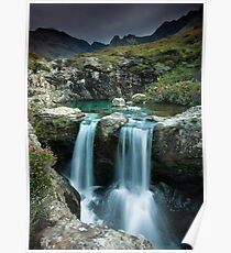 Isle of Skye : Twin Fairy Falls Poster