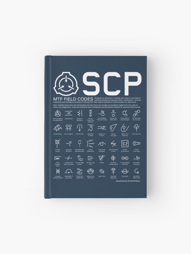 SCP MTF Field Codes by ToadKing07 Poster for Sale by