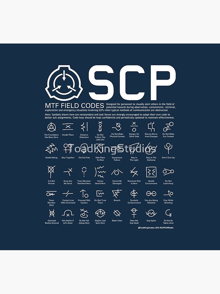 "SCP MTF Field Codes by ToadKing07" iPhone Wallet by ToadKingStudios