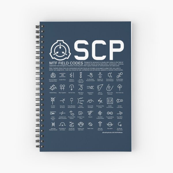 Caderno Espiral SCP Foundation notepad: symple-W[SCP Foundation]