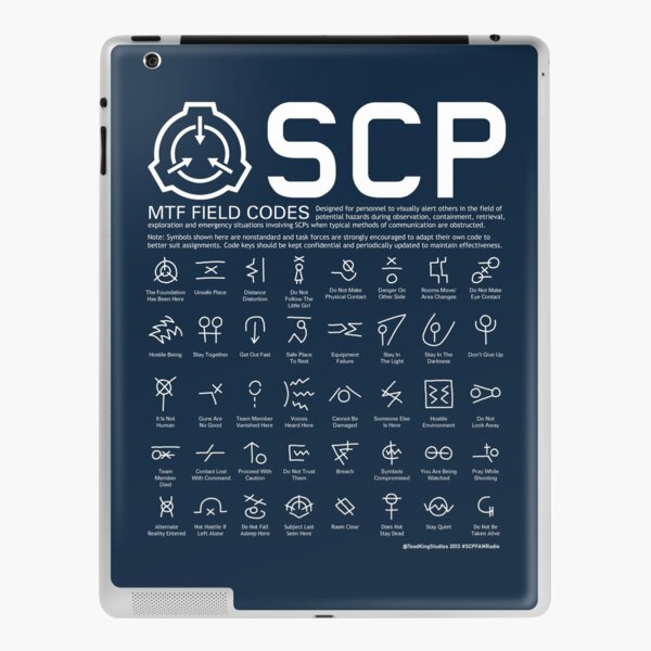 SCP MTF Field Codes by ToadKing07 iPad Case & Skin for Sale by