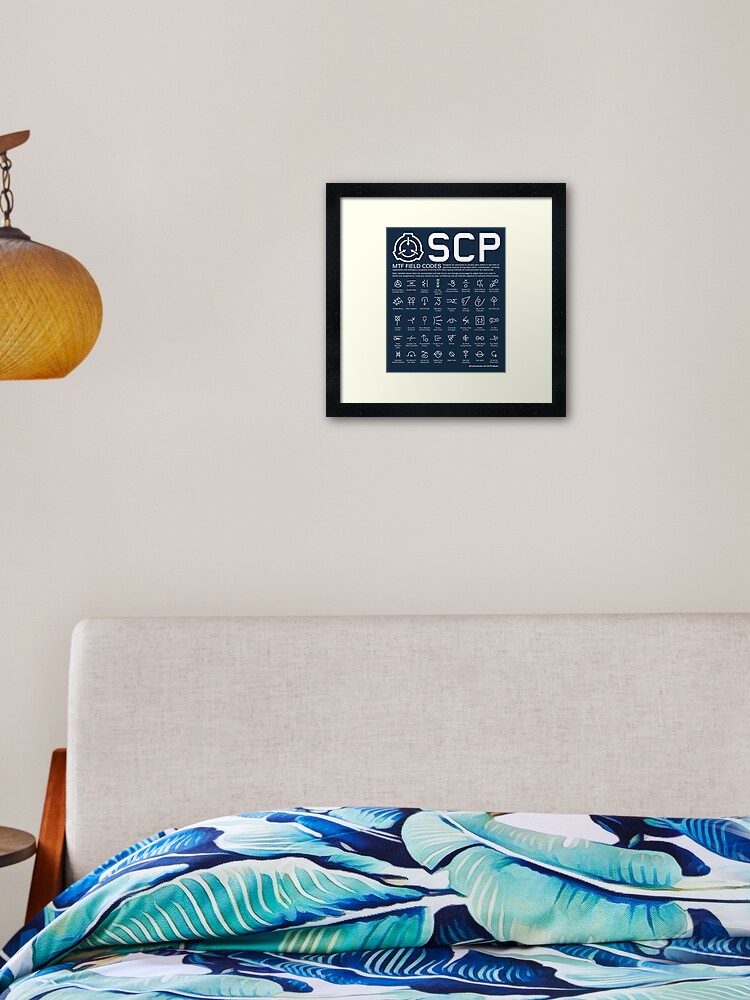 SCP MTF Field Codes by ToadKing07  Art Board Print for Sale by