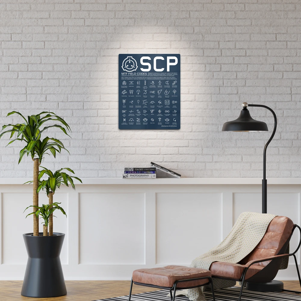 SCP MTF Field Codes by ToadKing07  Photographic Print for Sale