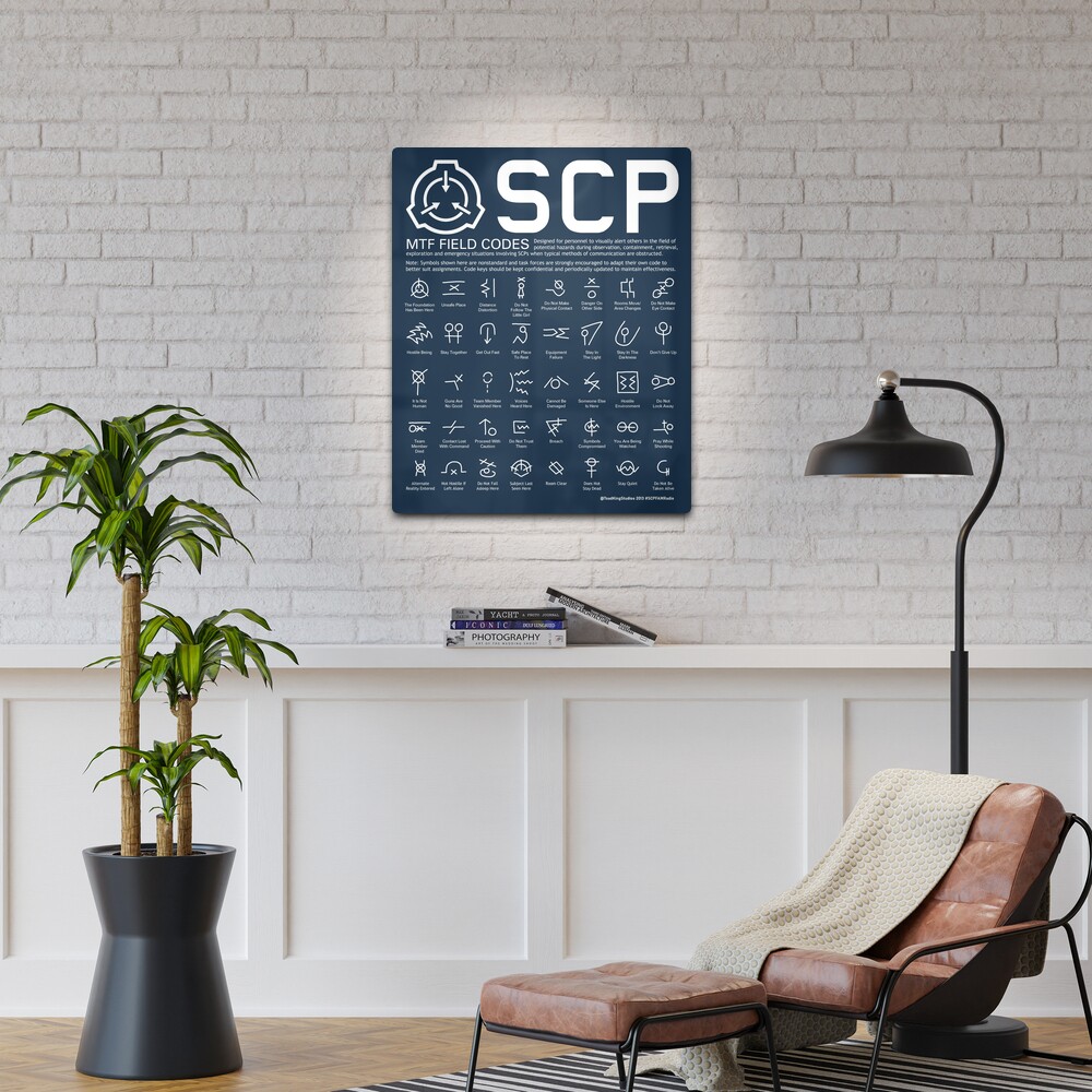 SCP MTF Field Codes by ToadKing07  Art Board Print for Sale by