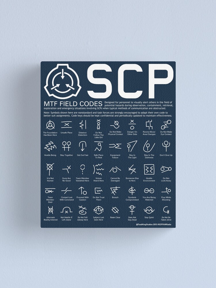 SCP MTF Field Codes by ToadKing07  Essential T-Shirt for Sale by