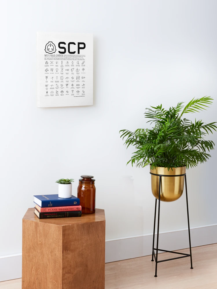 SCP MTF Field Codes by ToadKing07  Poster for Sale by