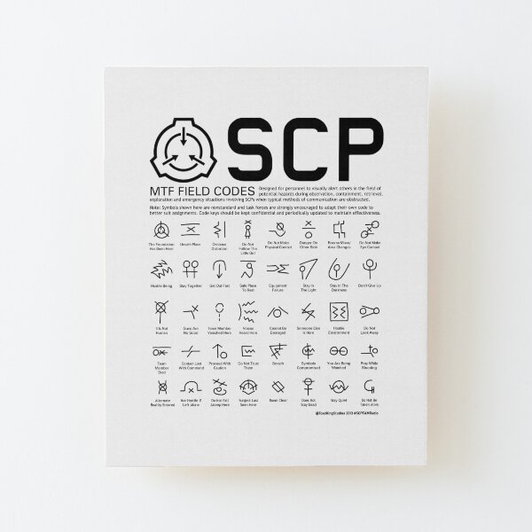 SCP MTF Field Codes by ToadKing07 | Postcard