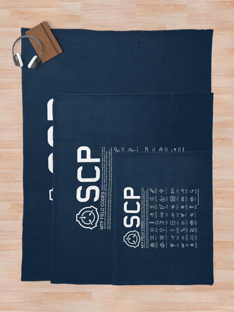 "SCP MTF Field Codes by ToadKing07" Throw Blanket by ToadKingStudios