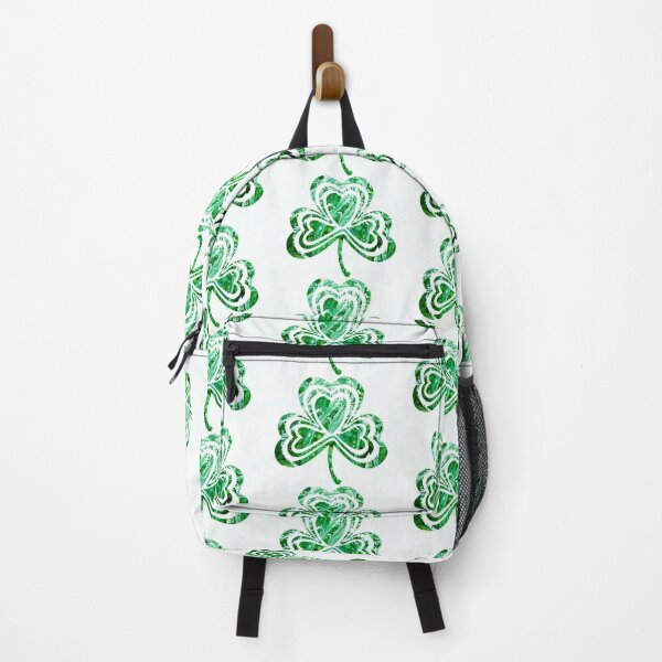 Patricks Day White And Green Shamrock School Backpacks For Girls Kids Elementary School Shoulder Bag Bookbag JSTEL St