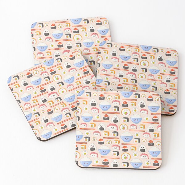 Item preview, Sushi Pattern designed and sold by kawaiistudio.