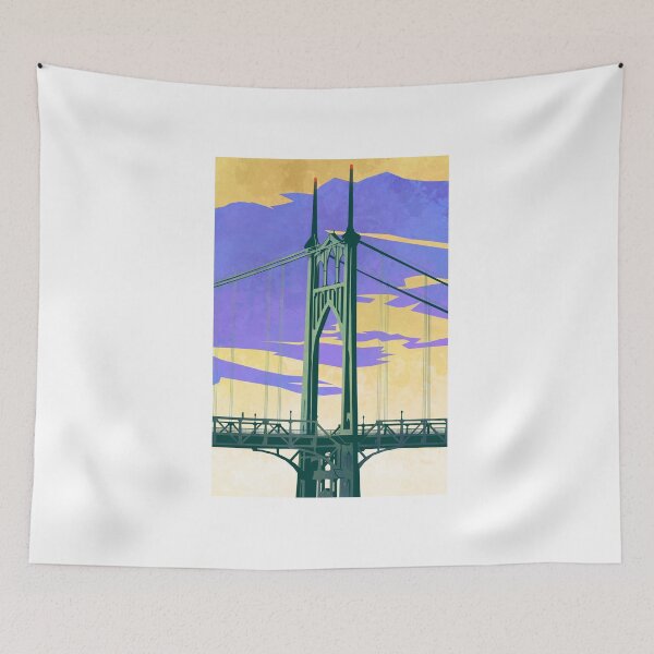 Item preview, St Johns Bridge Portland Oregon designed and sold by Billy Talbert Digital Designs.