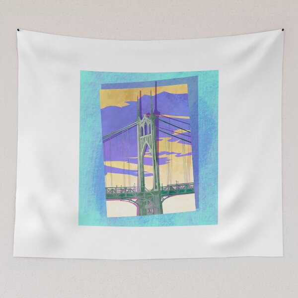 Item preview, St Johns Bridge Portland Oregon designed and sold by Billy Talbert Digital Designs.