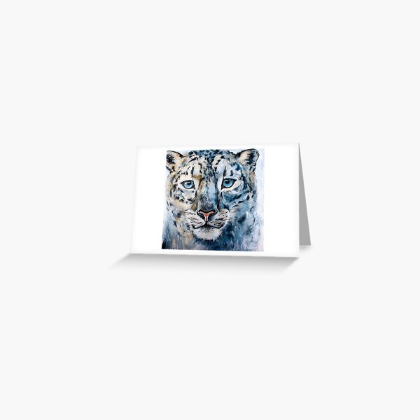 LIAM Snow Leopard Grußkarte