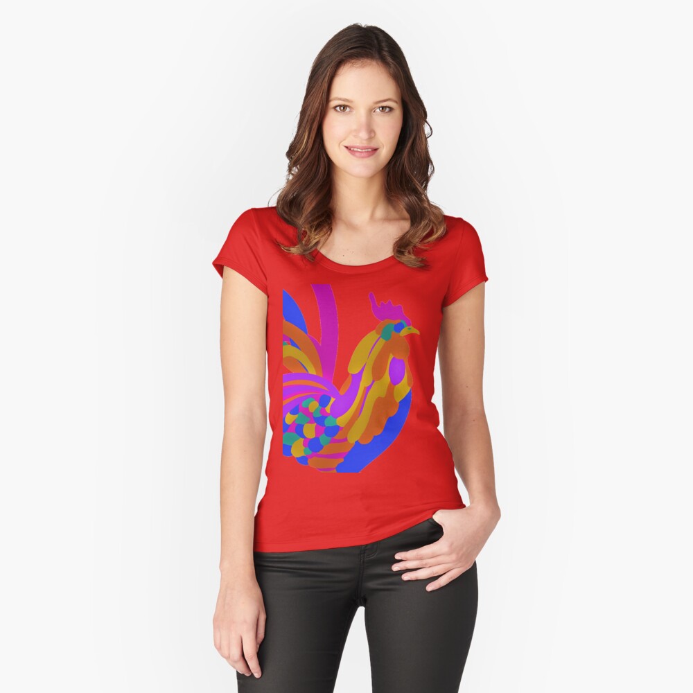 Item preview, Fitted Scoop T-Shirt designed and sold by ntartworks.