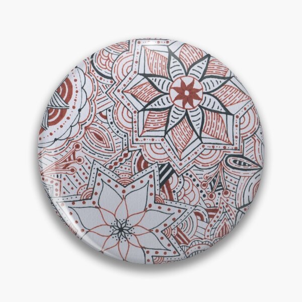 Item preview, Light Brown & Dark Green Mandala Improvisation designed and sold by MarisaGoncalves.