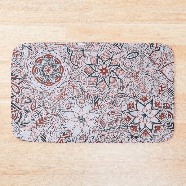 Item preview, Light Brown & Dark Green Mandala Improvisation designed and sold by MarisaGoncalves.