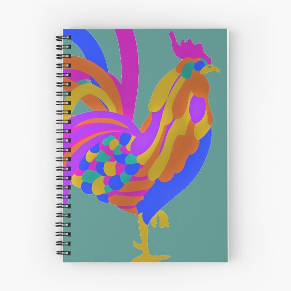 Item preview, Colorful Abstract Rooster designed and sold by ntartworks.
