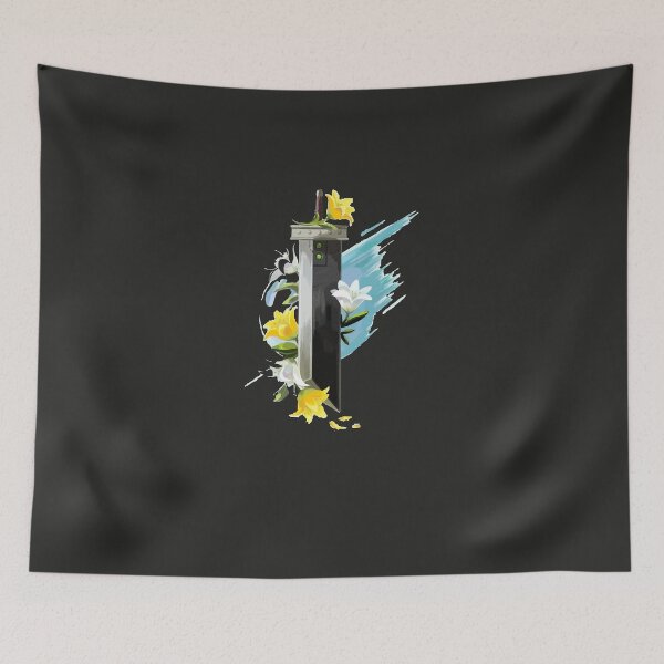 Item preview, Cloud Strife  - Final Fantasy VII - Buster Sword & yellow flower  designed and sold by Nccrypt.