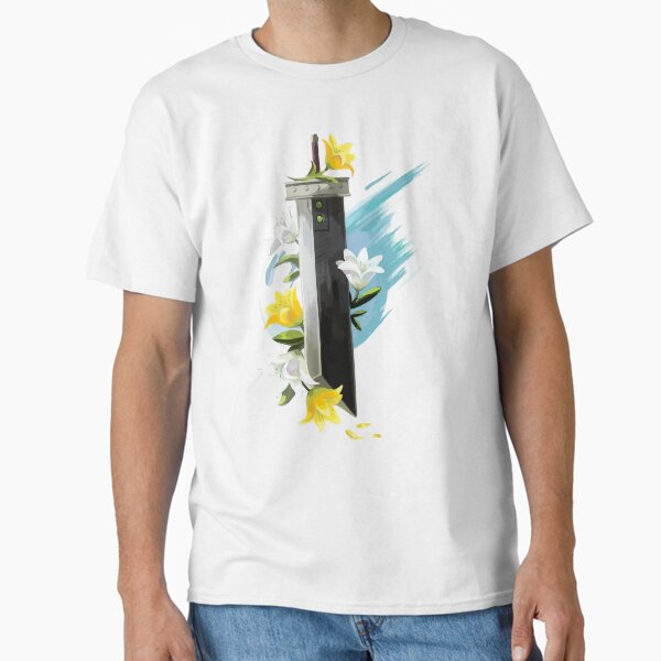 Item preview, Cloud Strife  - Final Fantasy VII - Buster Sword & yellow flower  designed and sold by Nccrypt.
