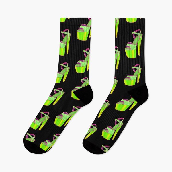 Item preview, Pole Dance Pleasers in Neon Green designed and sold by Raelene Derksen.